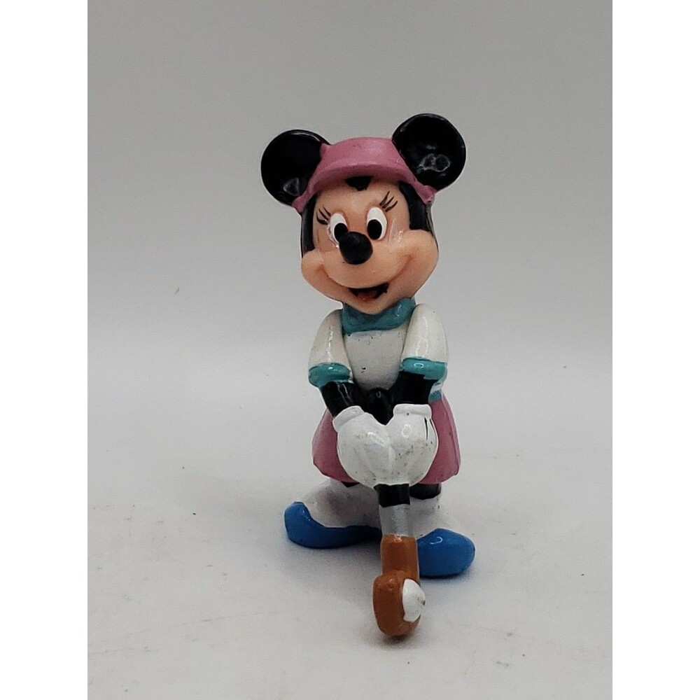 Disney Minnie Mouse Playing Golf 2.25" PVC Figure Figurine